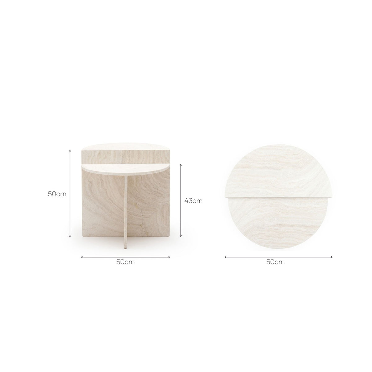 Radius Side Table - Side Tables Loom Collection Loom Collection Dubai