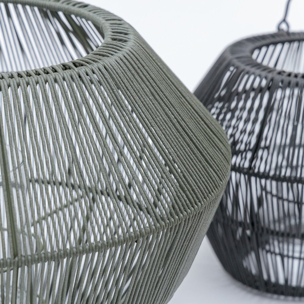Ramos Glass Candle Holder - Lava - Lanterns Loom Collection Loom Collection Dubai
