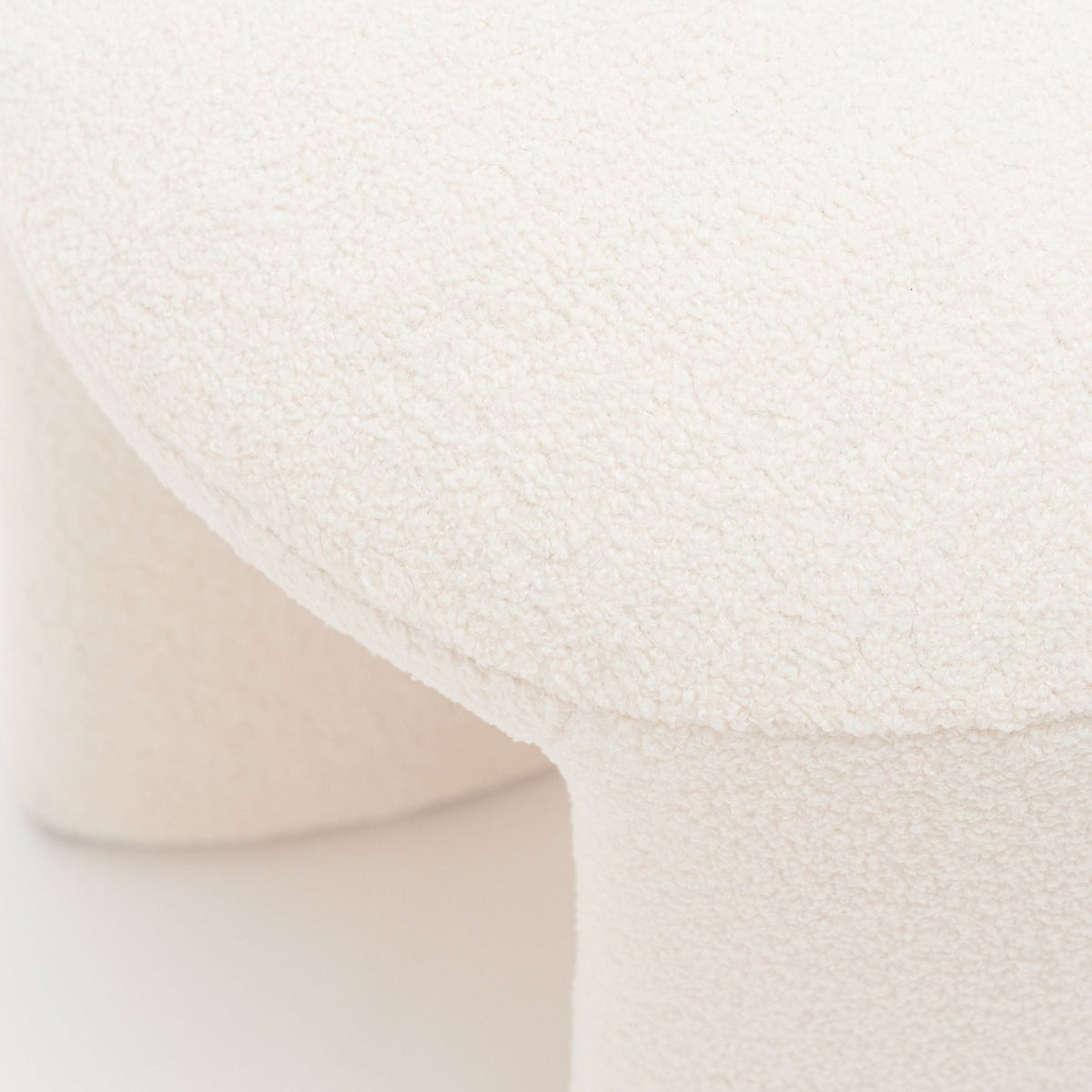 Remi Stool - Cream - Ottomans Loom Collection Loom Collection Dubai