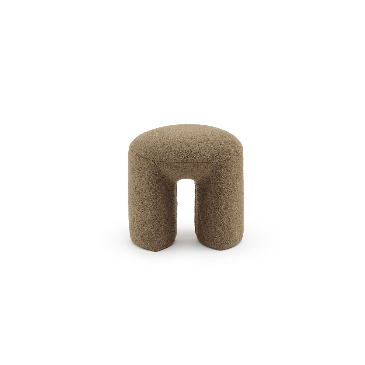 Remi Stool - Olive - Ottomans Loom Collection Loom Collection Dubai