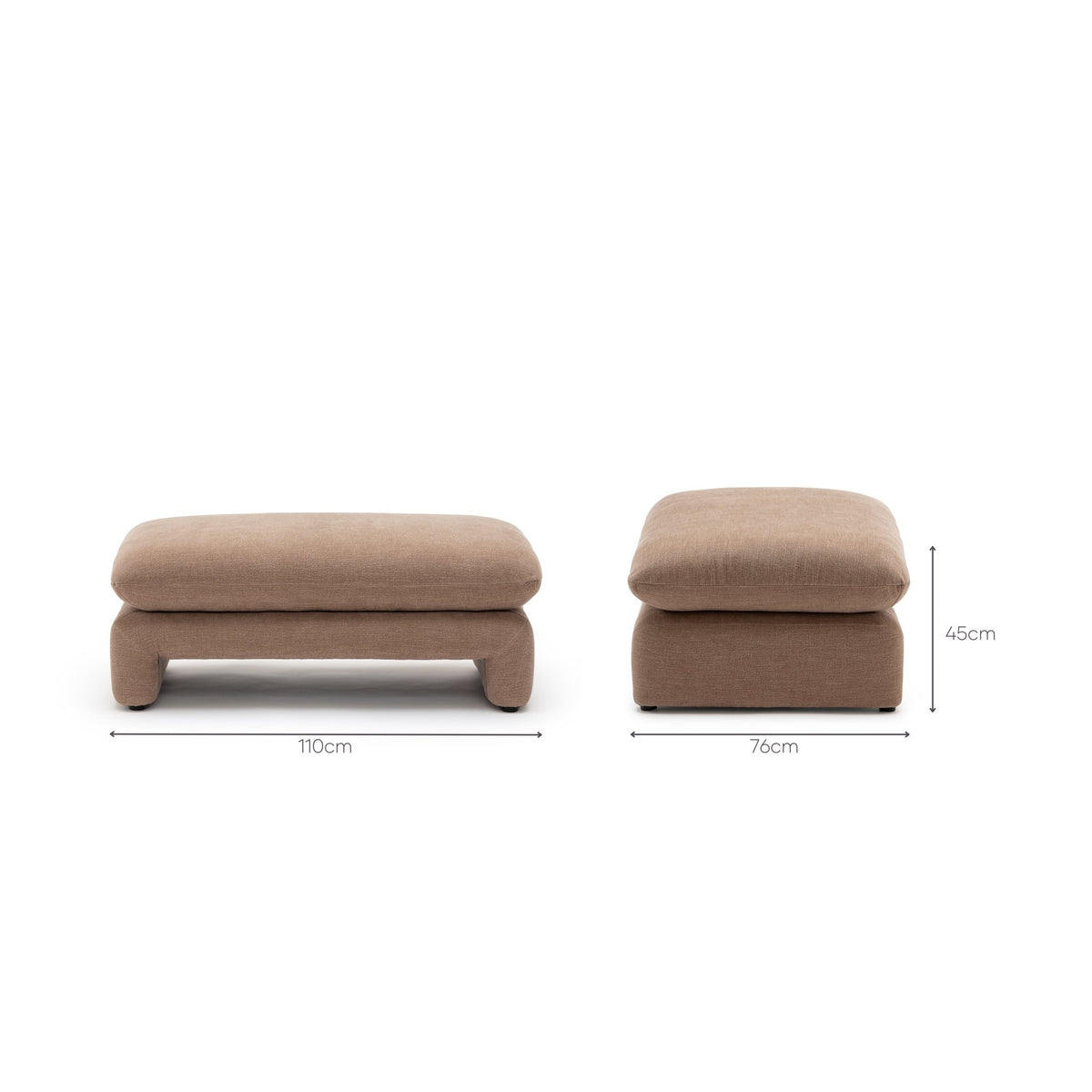 Replay Ottoman - Fawn