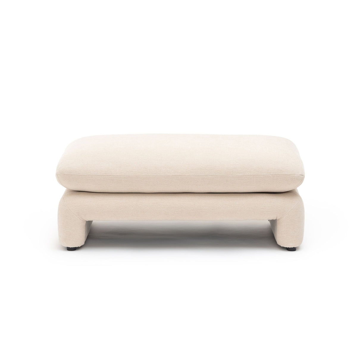 Replay Ottoman - Ivory - Ottomans Loom Collection Loom Collection Dubai