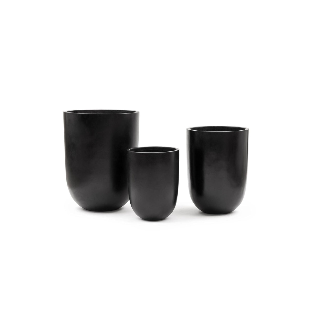 Reya Planter - Black - Pots & Planters Loom Collection Loom Collection Dubai