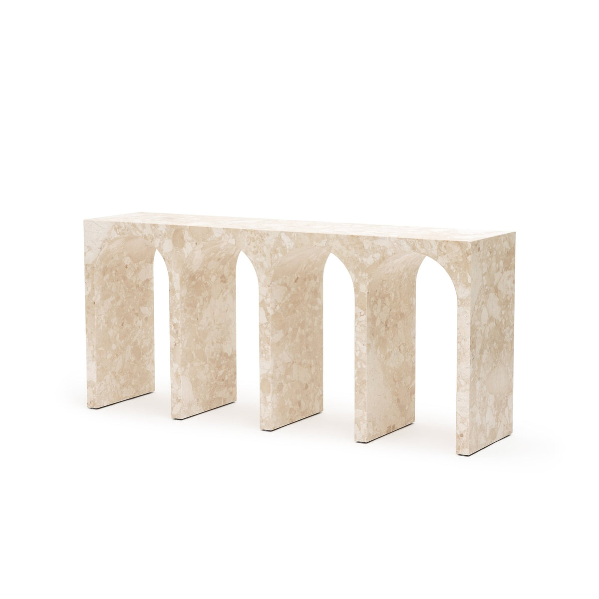 Rialto Console Table - Kunis Breccia Marble