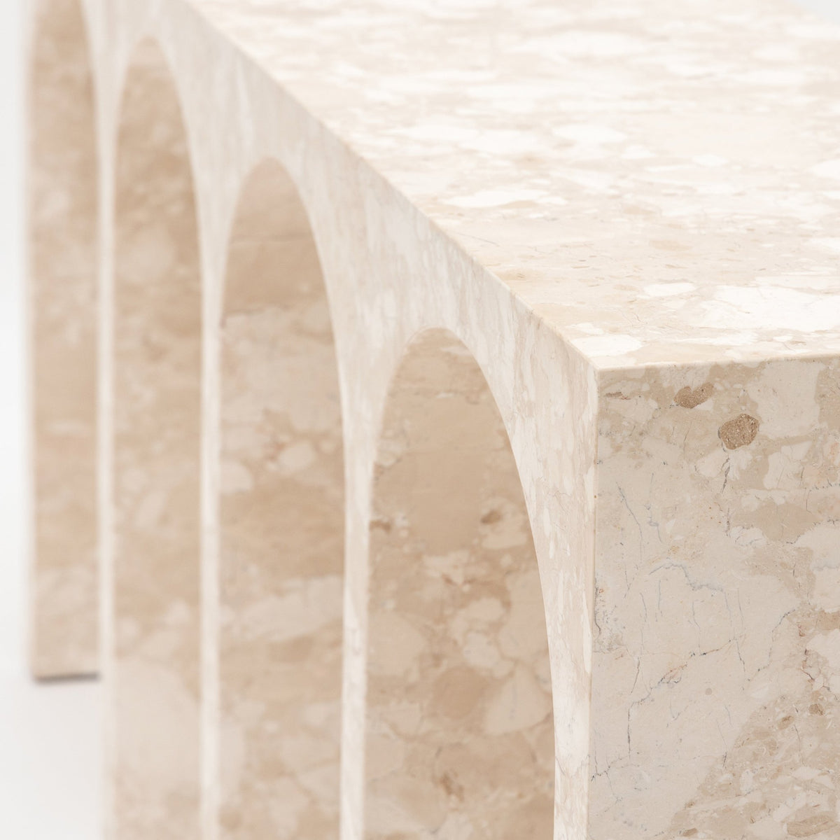 Rialto Console Table - Kunis Breccia Marble
