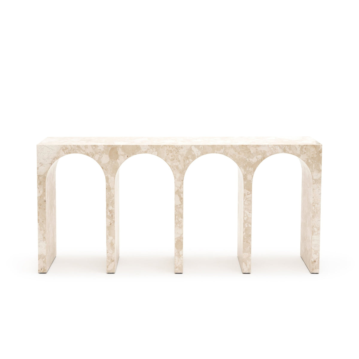 Rialto Console Table - Kunis Breccia Marble