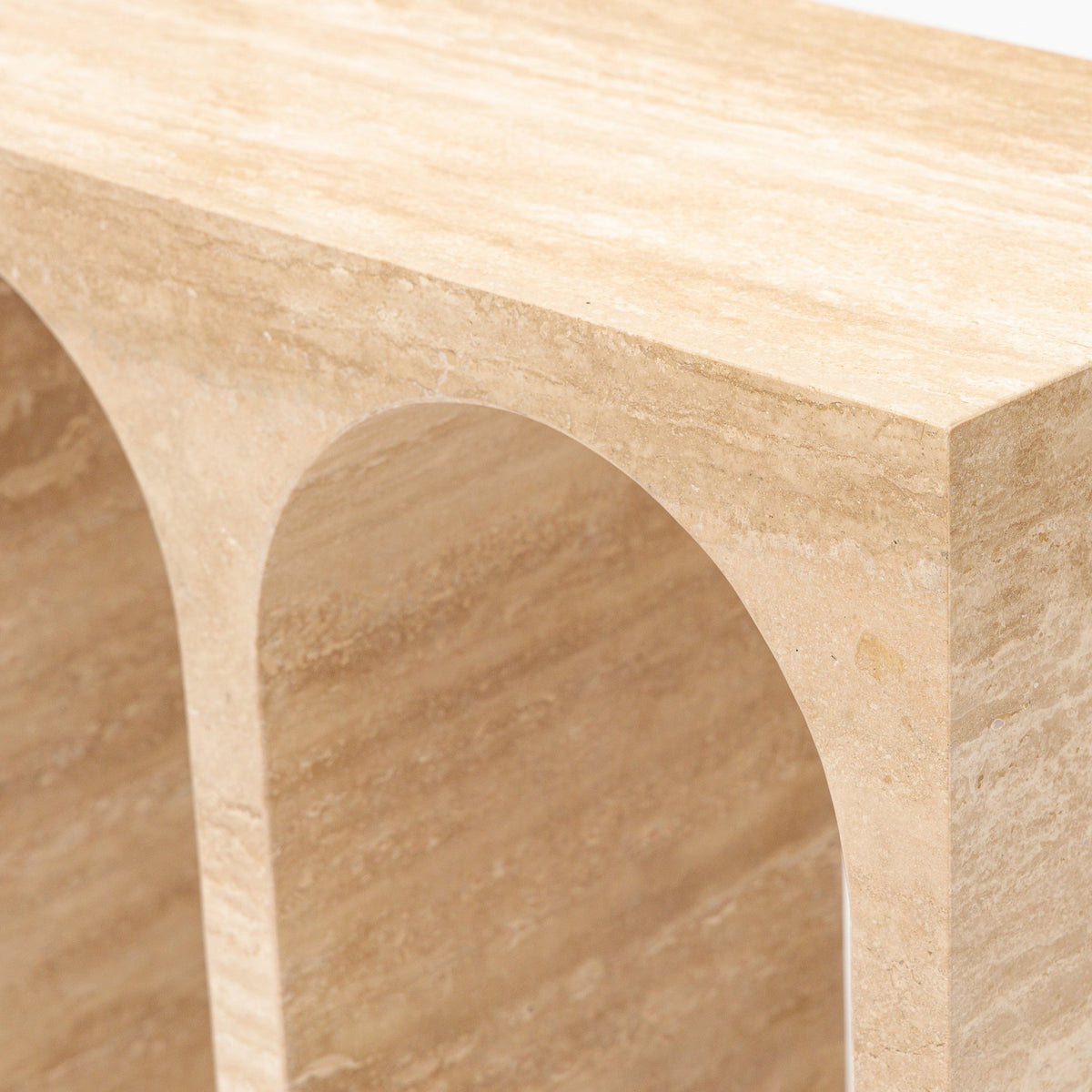 Rialto Console Table - Travertine