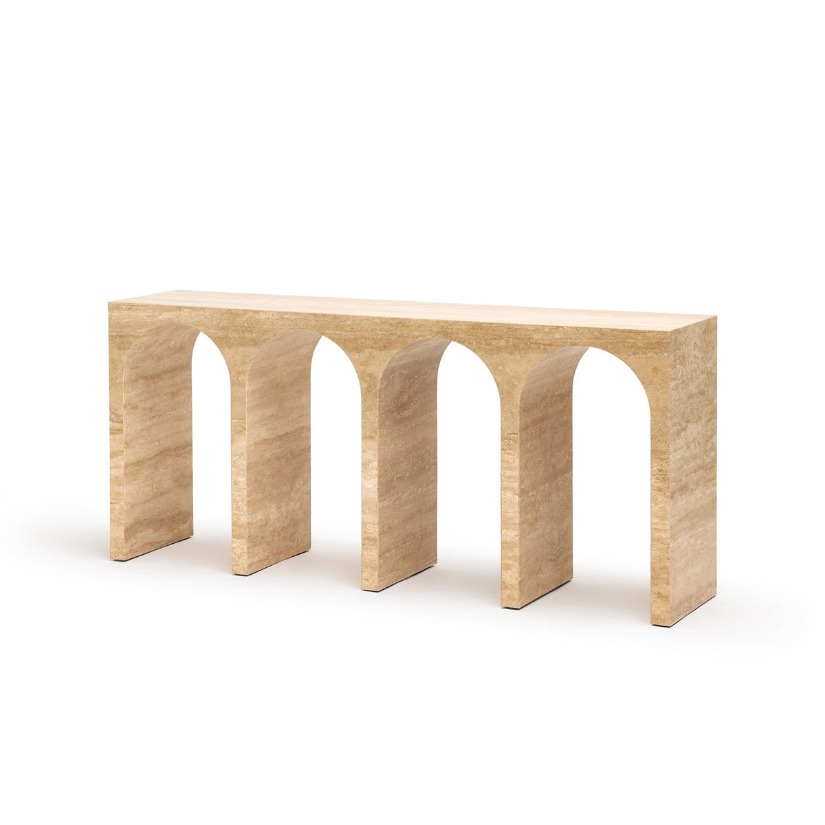 Rialto Console Table - Travertine