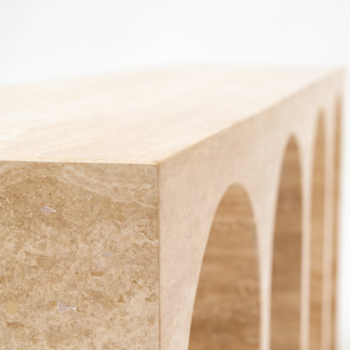 Rialto Console Table - Travertine