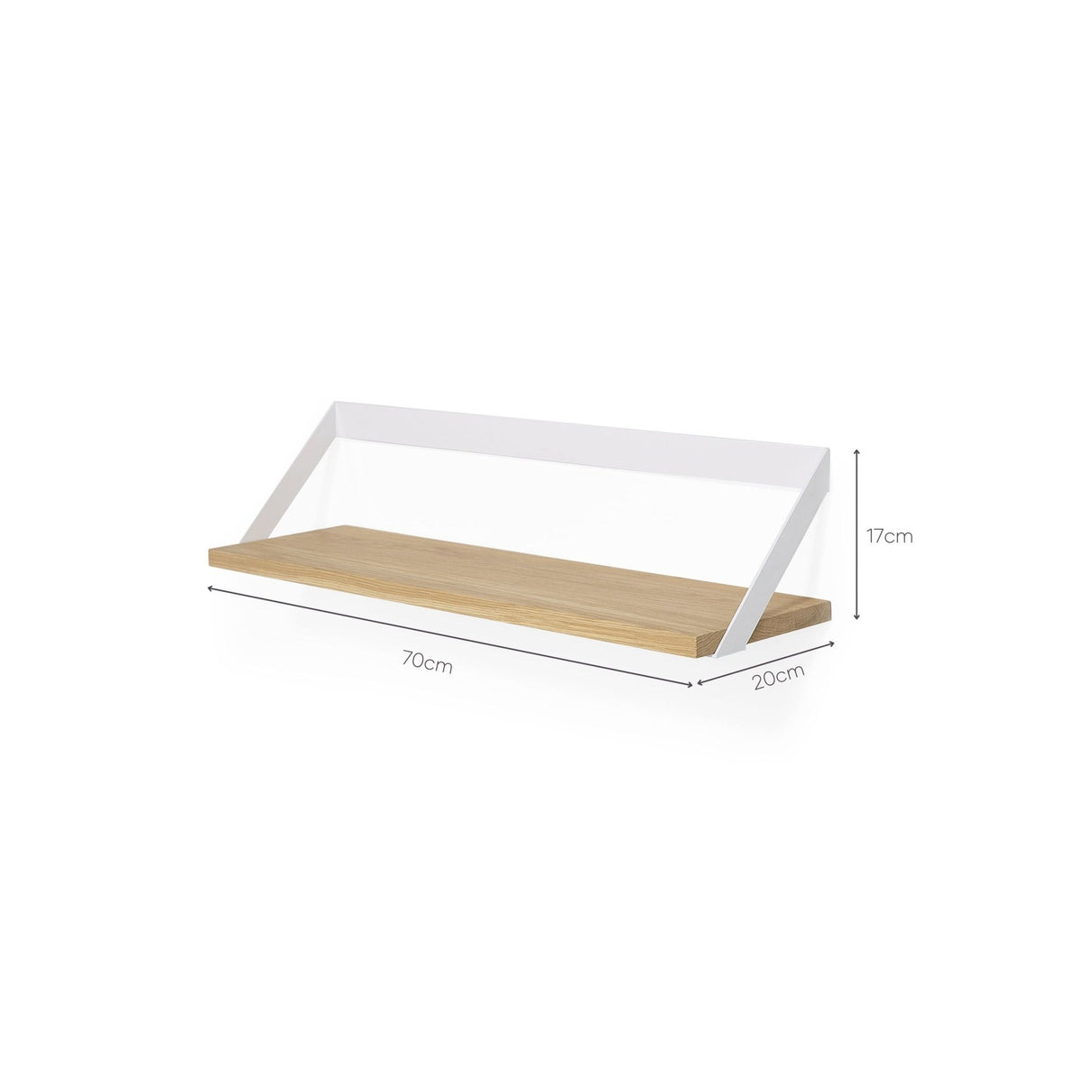 Ribbon Shelf - White - Shelving Ethnicraft Loom Collection Dubai