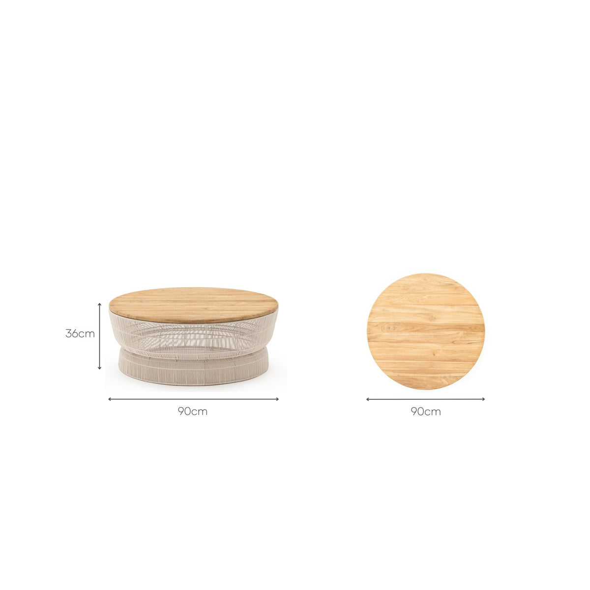 Riviera Coffee Table - Chalk & Honey