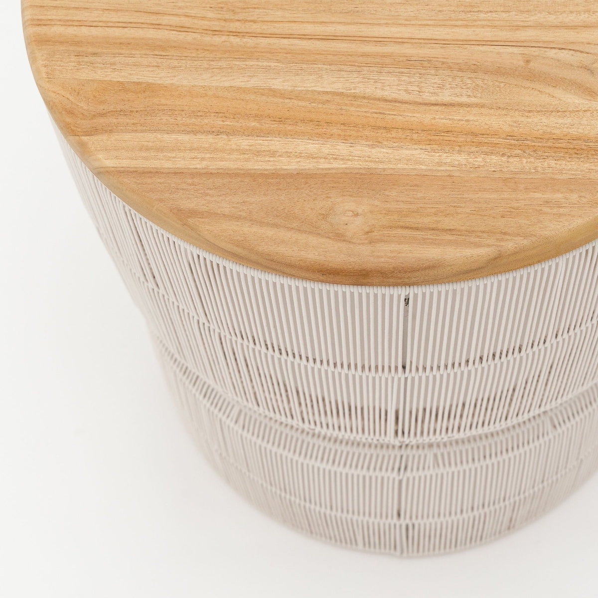 Riviera Side Table - Chalk & Honey - Side Tables Loom Collection Loom Collection Dubai