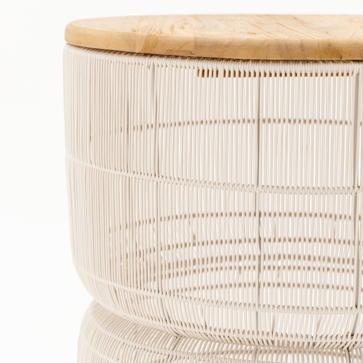 Riviera Side Table - Chalk & Honey - Side Tables Loom Collection Loom Collection Dubai
