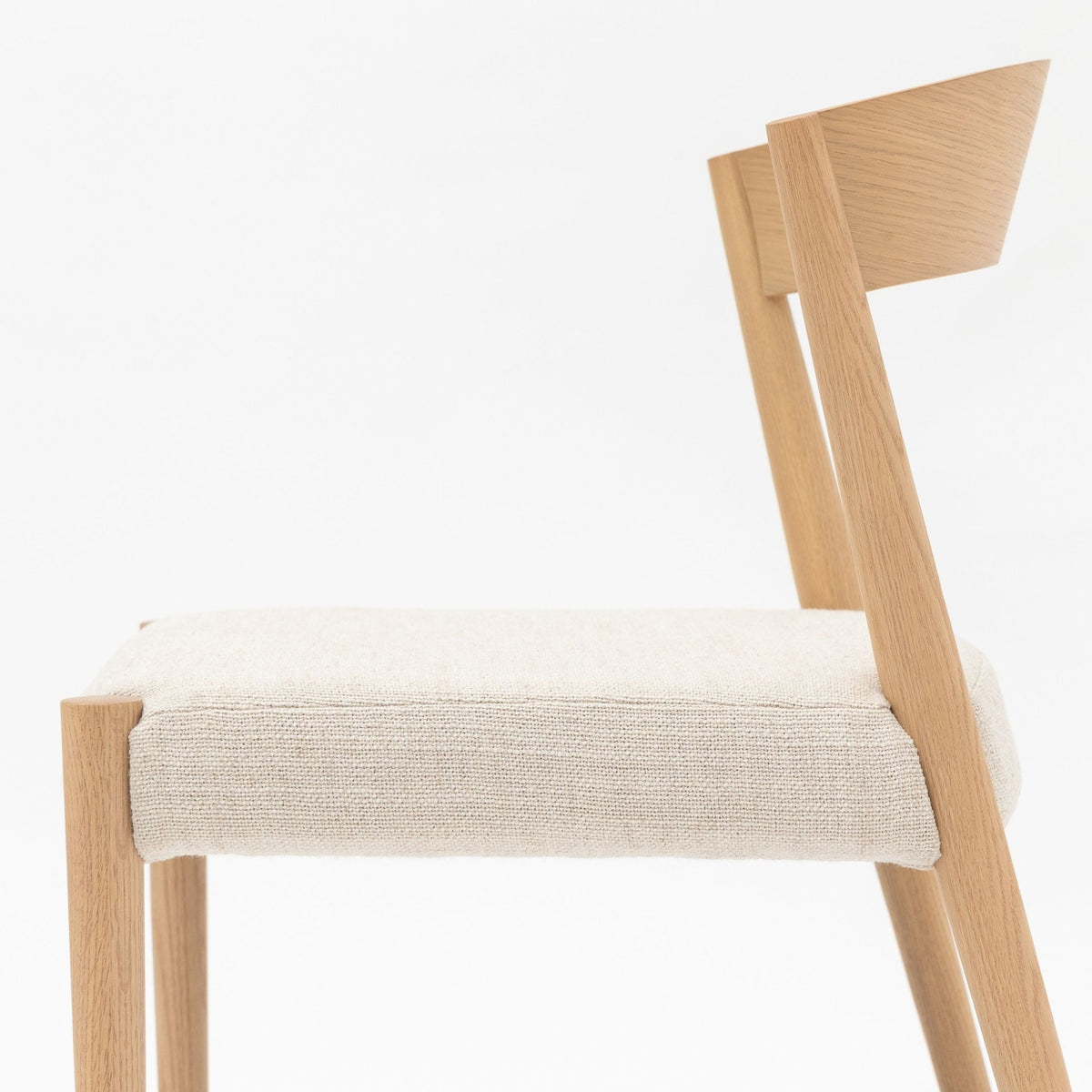 Ronda Chair - Blonde Oak & Oatmeal - Dining Chairs Tolv Loom Collection Dubai