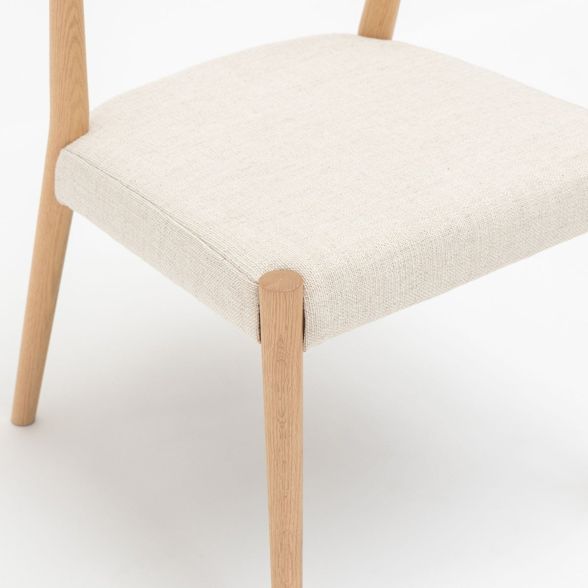 Ronda Chair - Blonde Oak & Oatmeal - Dining Chairs Tolv Loom Collection Dubai