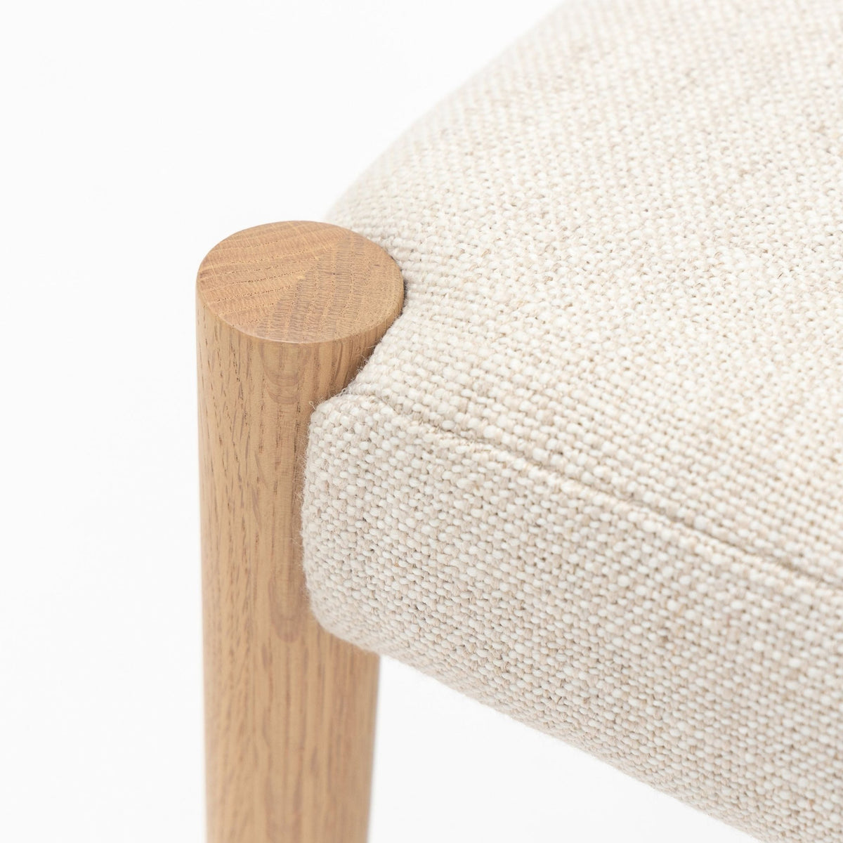 Ronda Chair - Blonde Oak & Oatmeal - Dining Chairs Tolv Loom Collection Dubai
