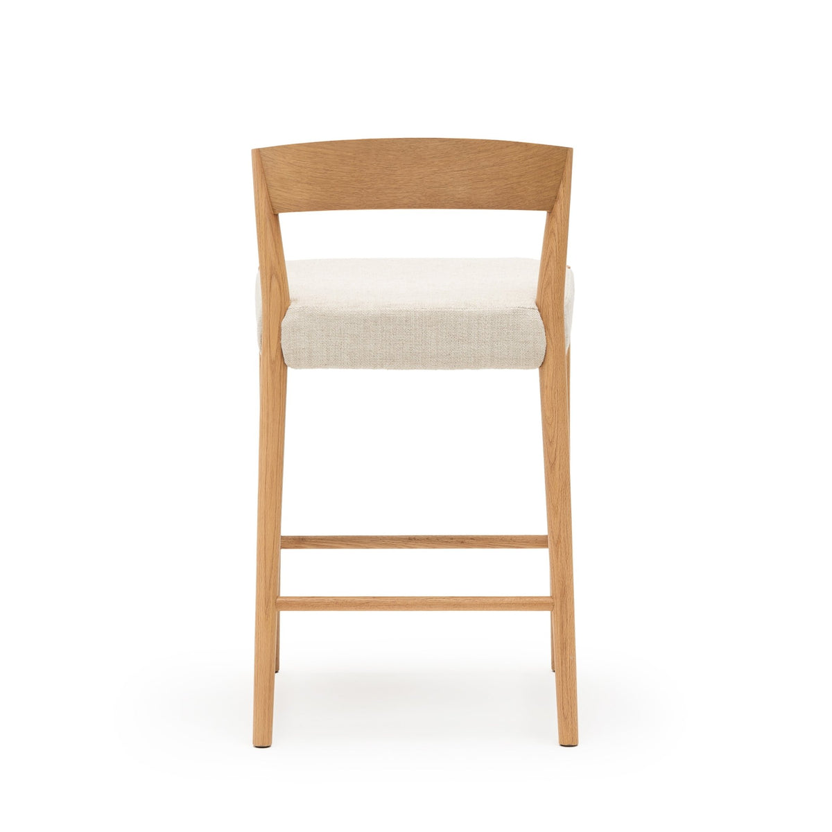 Ronda Counter Chair - Light Oak & Oatmeal