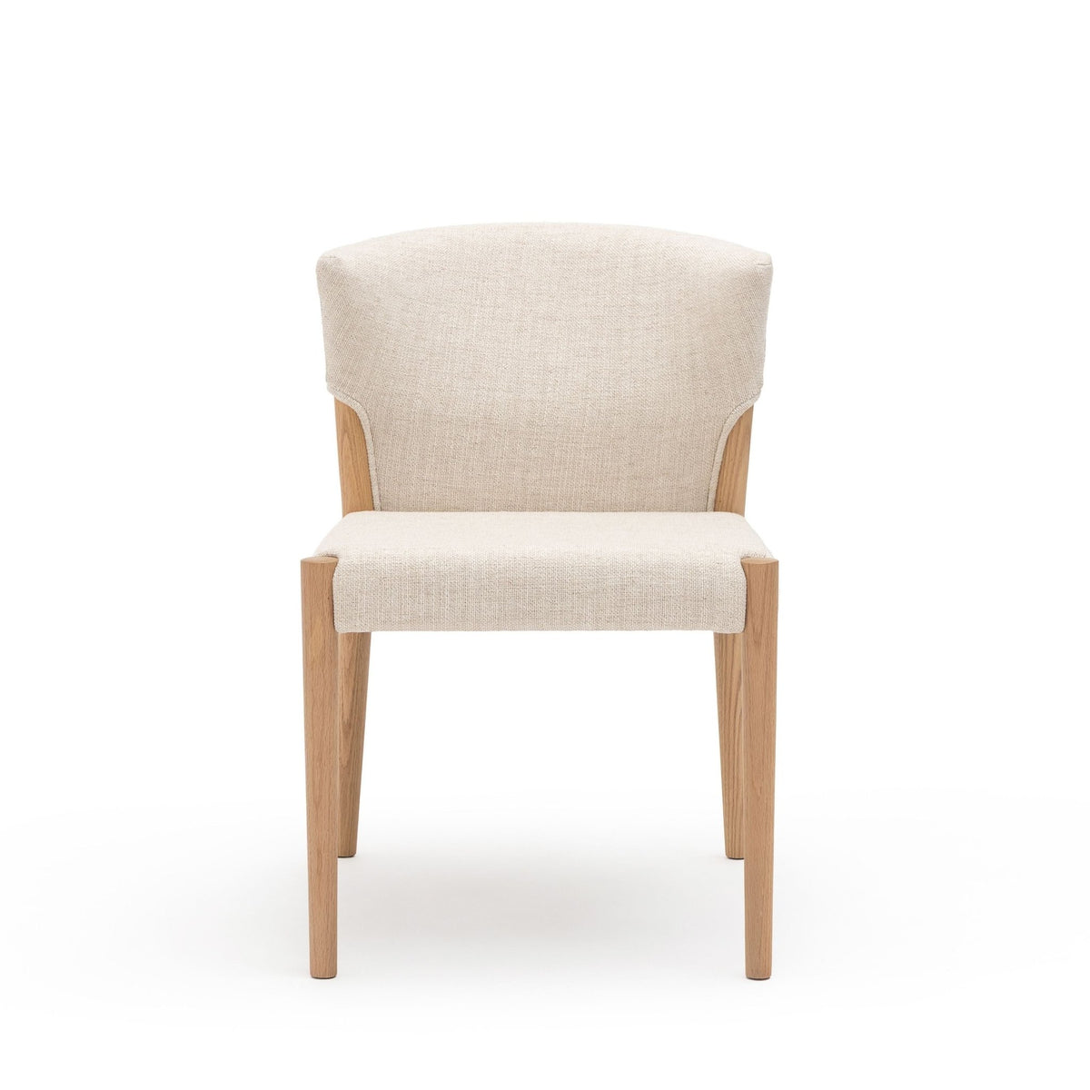 Ronda Dining Chair - Blonde Oak & Oatmeal - Dining Chairs Tolv Loom Collection Dubai
