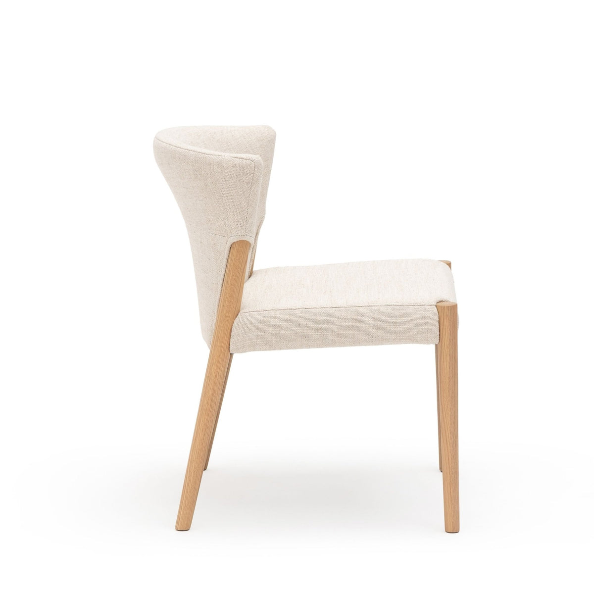 Ronda Dining Chair - Blonde Oak & Oatmeal - Dining Chairs Tolv Loom Collection Dubai