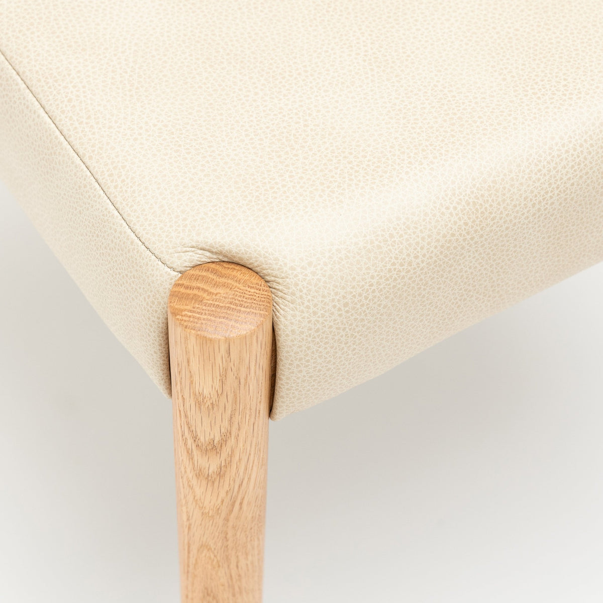 Ronda Dining Chair - Light Oak & Alabama Limestone