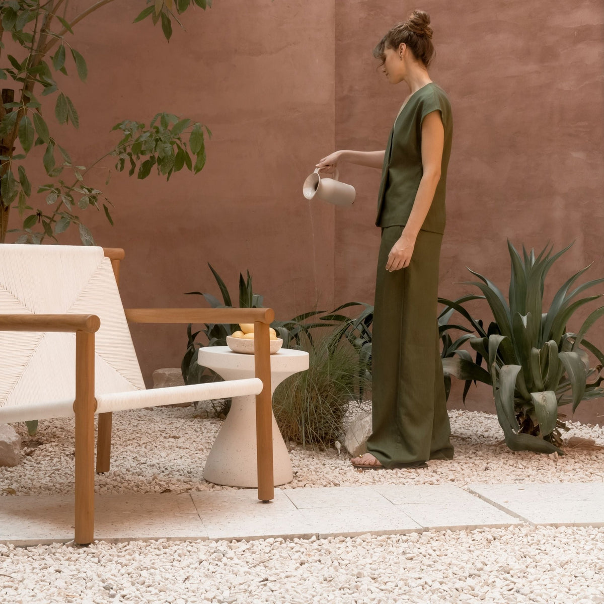 Rowan Lounge Chair - Outdoor Occasional Chairs Loom Collection Loom Collection Dubai