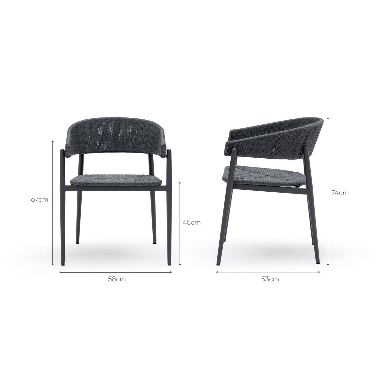 Saba Armchair - Black