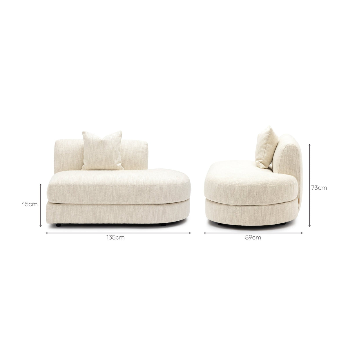 Sandro Right Open End - Almond