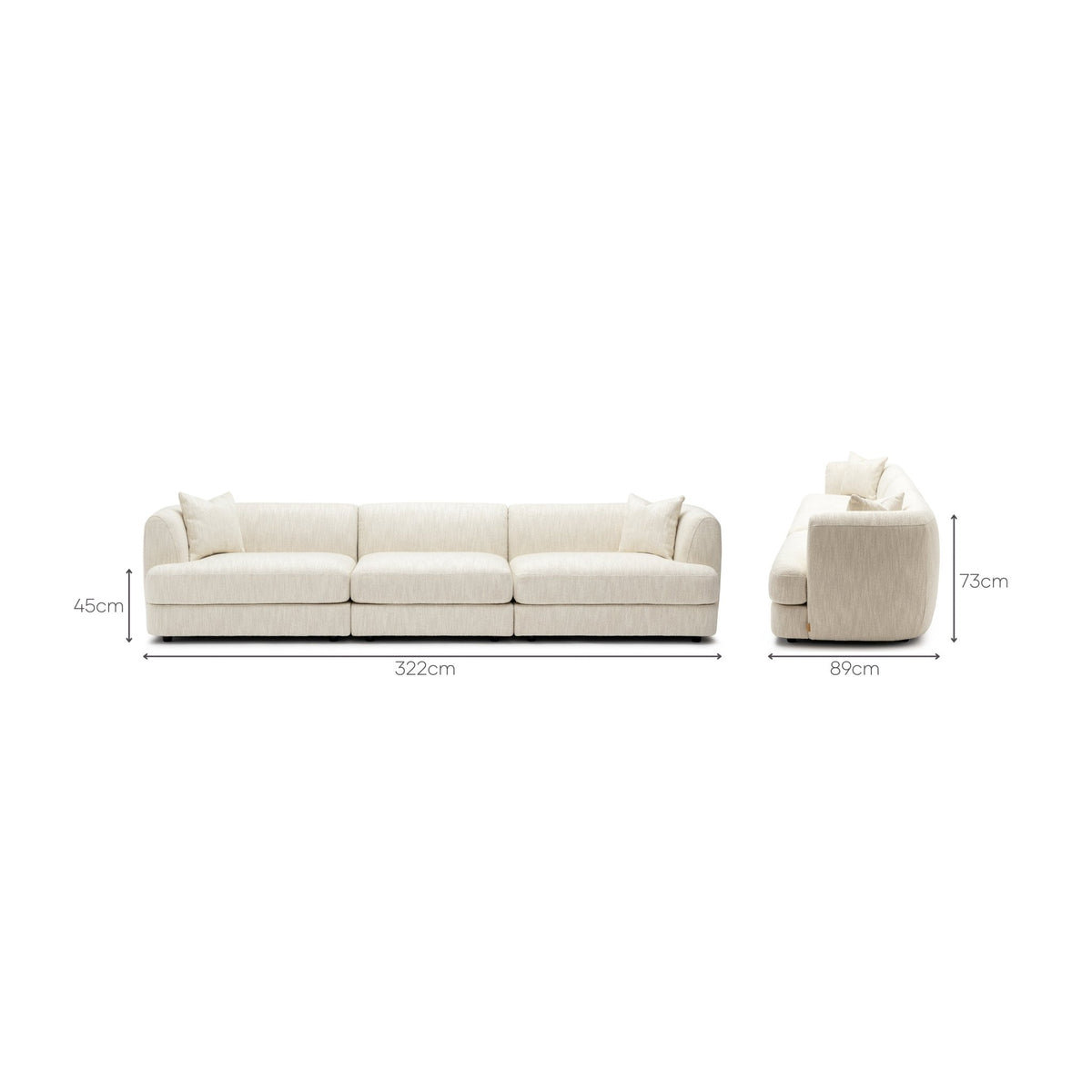 Sandro Sofa - Almond L2