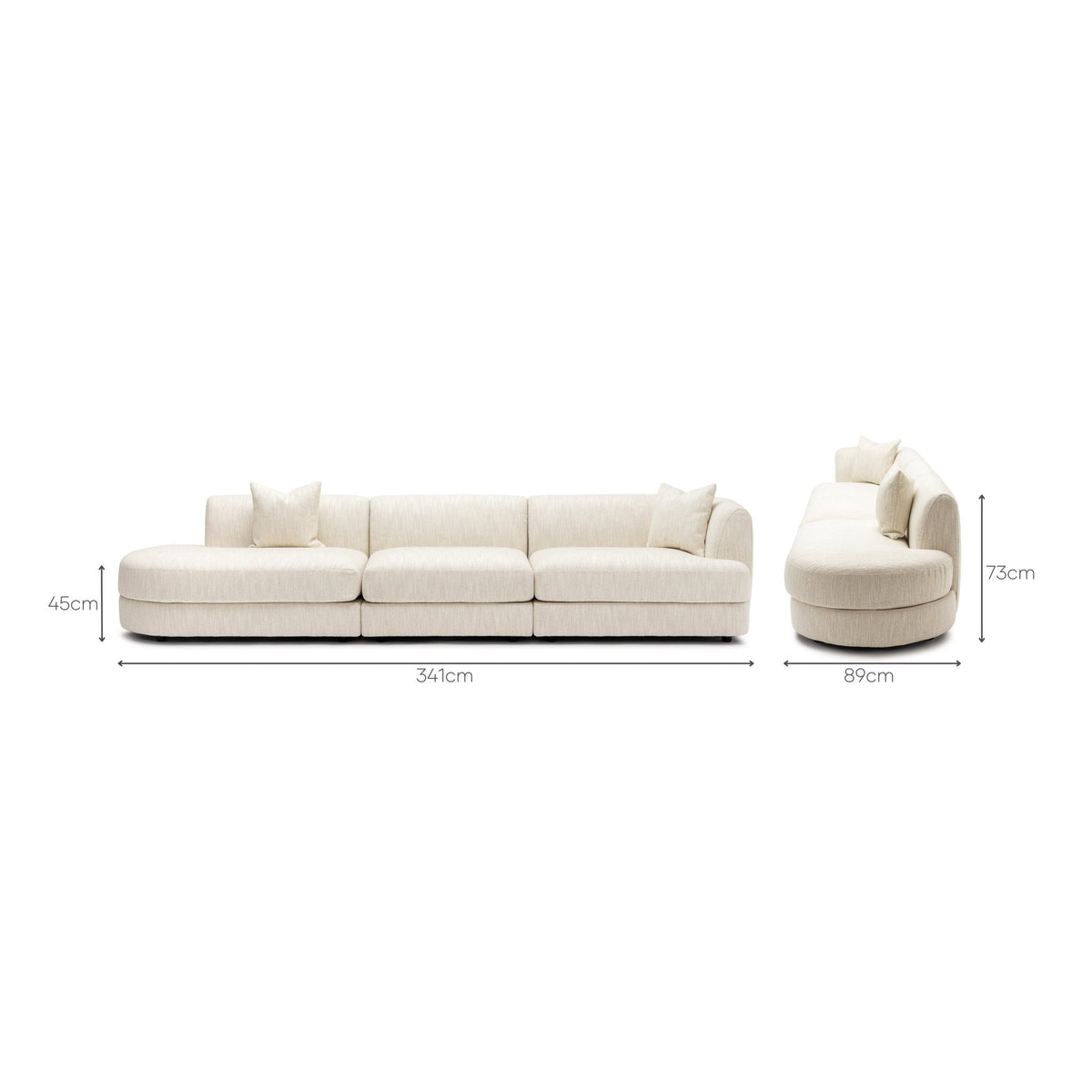 Sandro Sofa - Almond L6