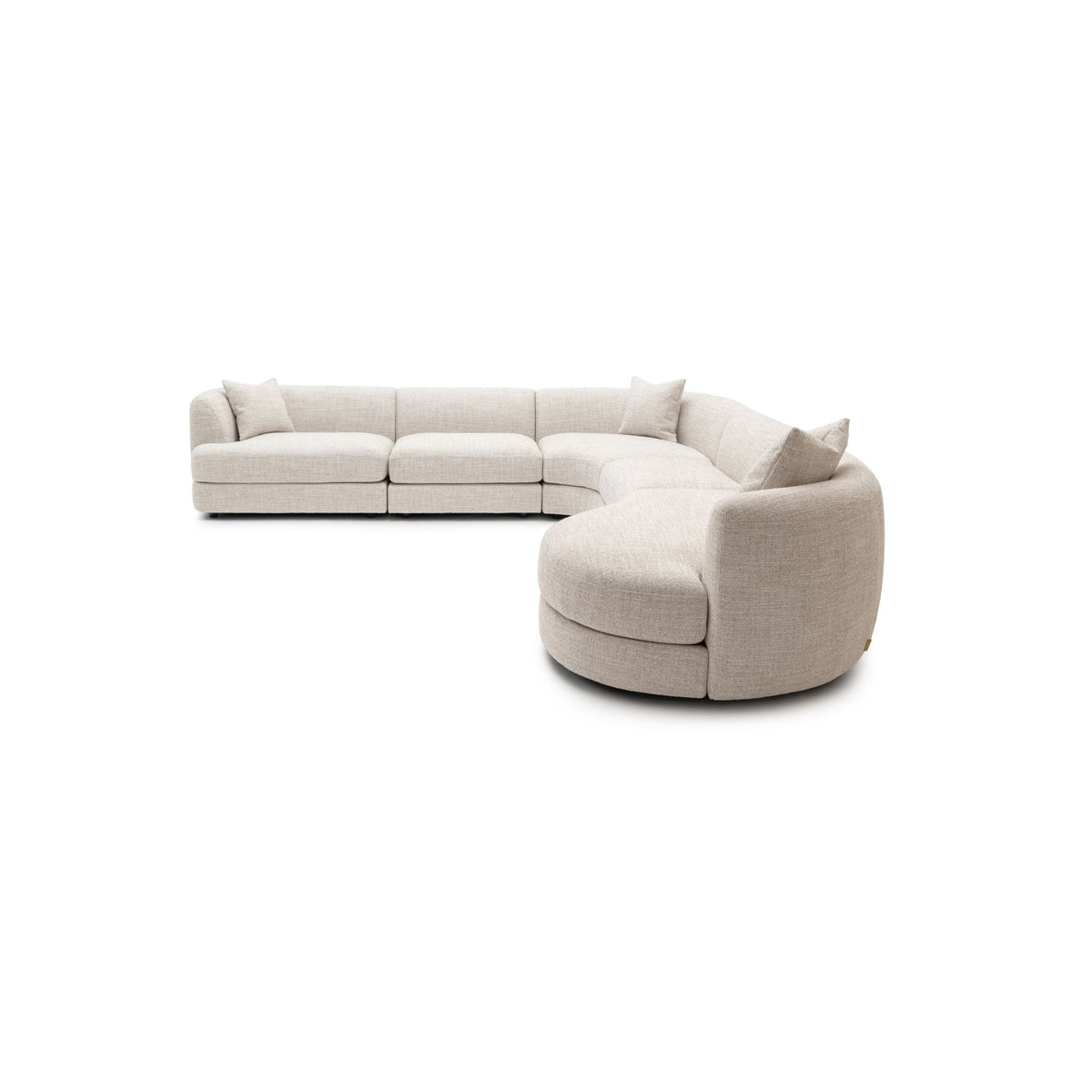 Sandro Sofa - Fog L15 - Modular Sofas Loom Collection Loom Collection Dubai