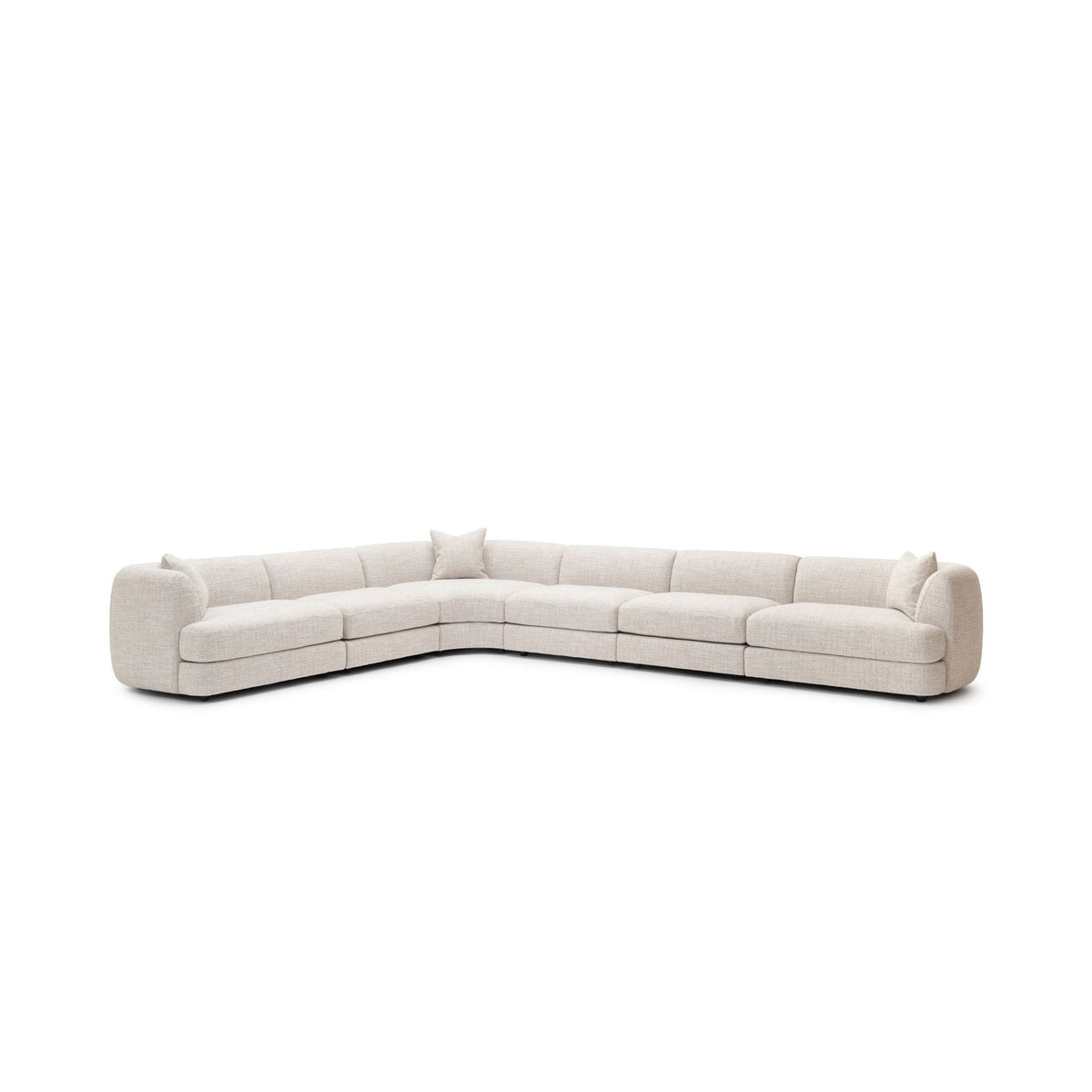 Sandro Sofa - Fog L17 - Modular Sofas Loom Collection Loom Collection Dubai