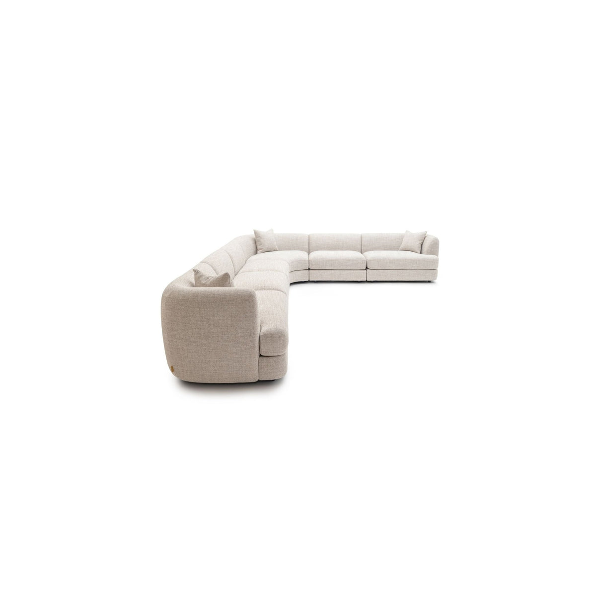 Sandro Sofa - Fog L17 - Modular Sofas Loom Collection Loom Collection Dubai