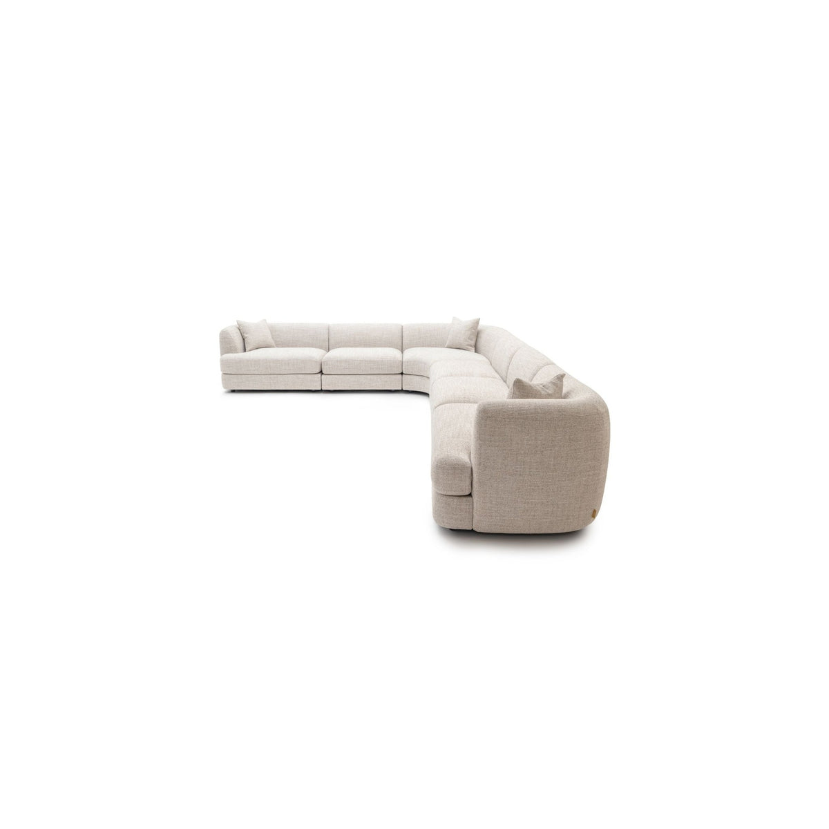 Sandro Sofa - Fog L17 - Modular Sofas Loom Collection Loom Collection Dubai