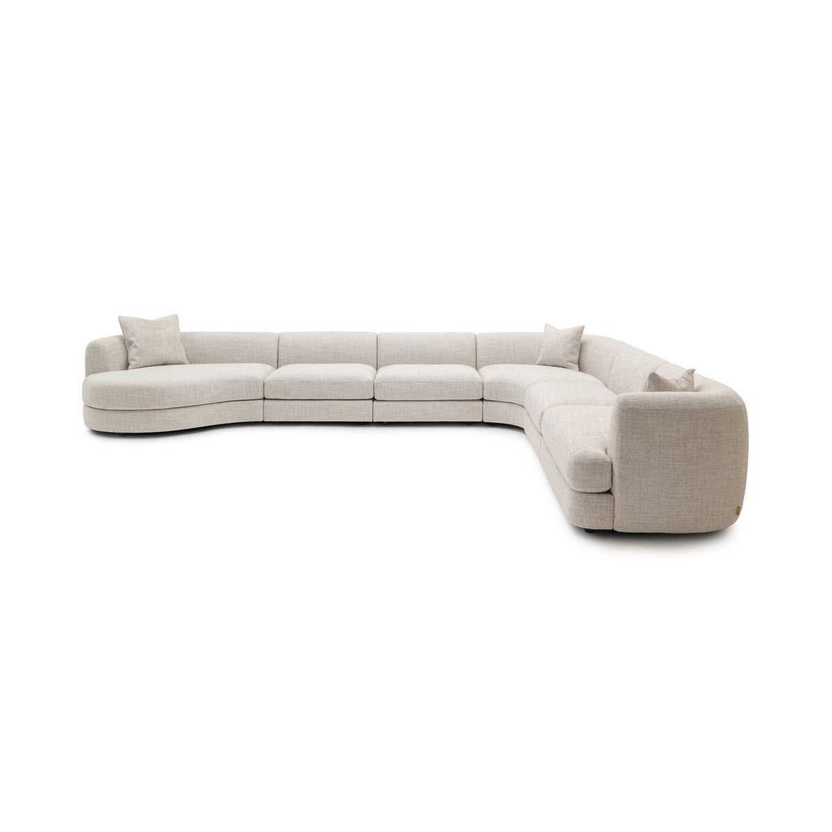 Sandro Sofa - Fog L19 - Modular Sofas Loom Collection Loom Collection Dubai
