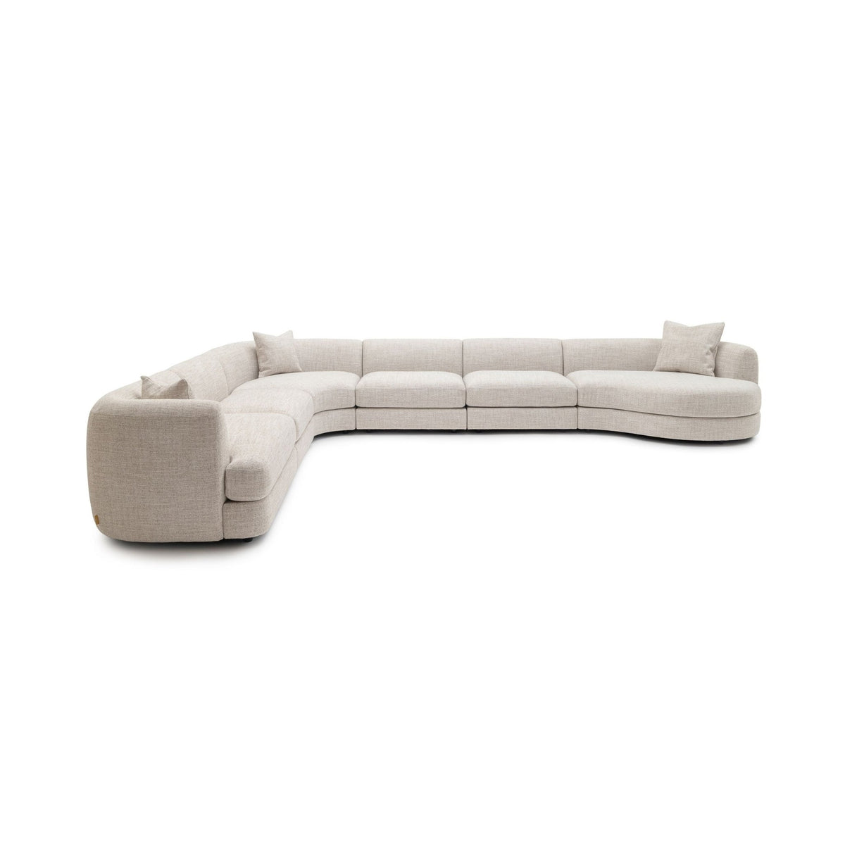 Sandro Sofa - Fog L19 - Modular Sofas Loom Collection Loom Collection Dubai