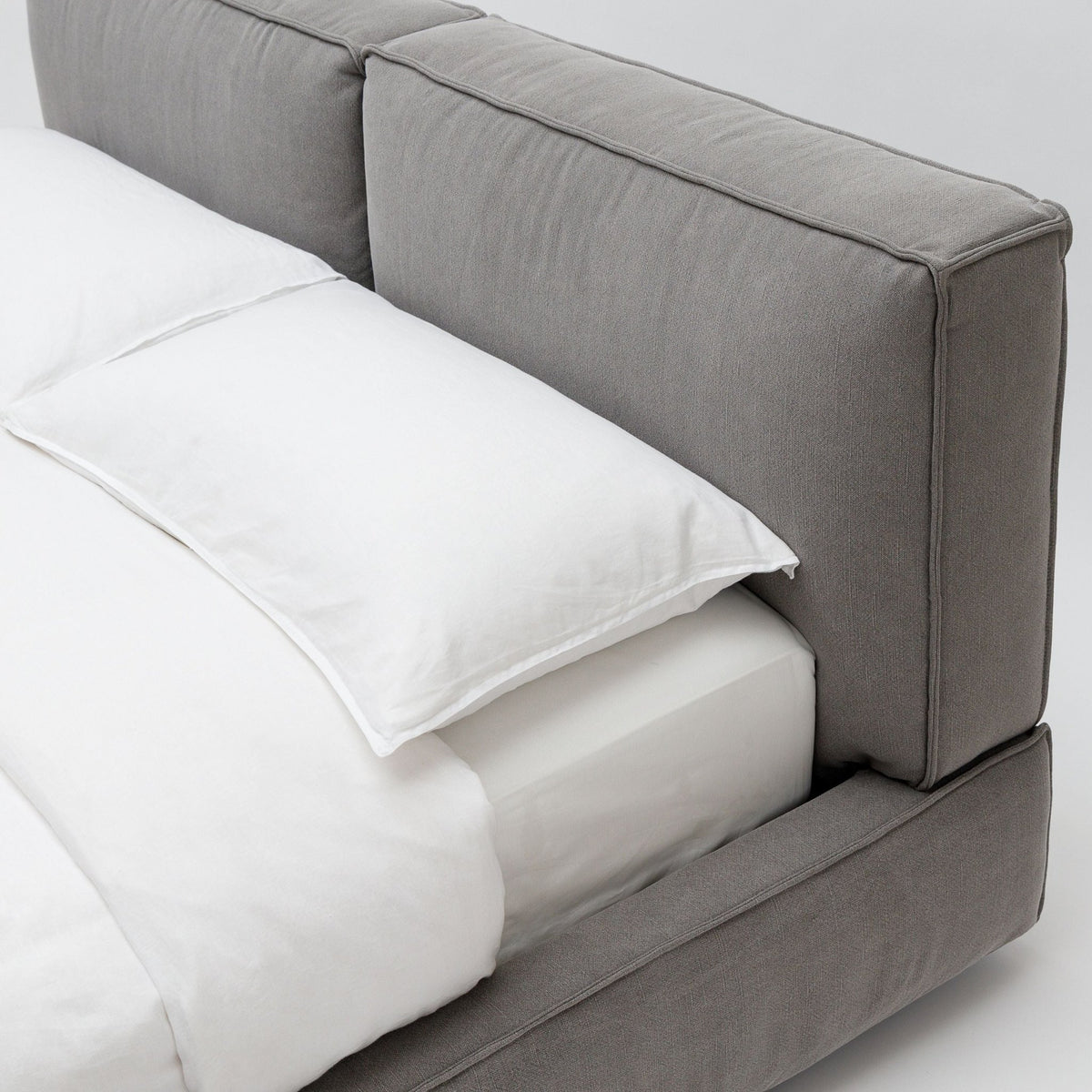 Santorini Standard Bed - Grey - Beds Loom Collection Loom Collection Dubai