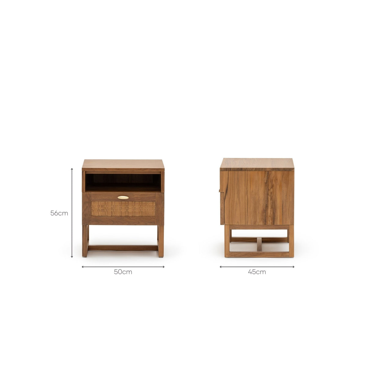 Sato Bedside Table - Nightstands Loom Collection Loom Collection Dubai