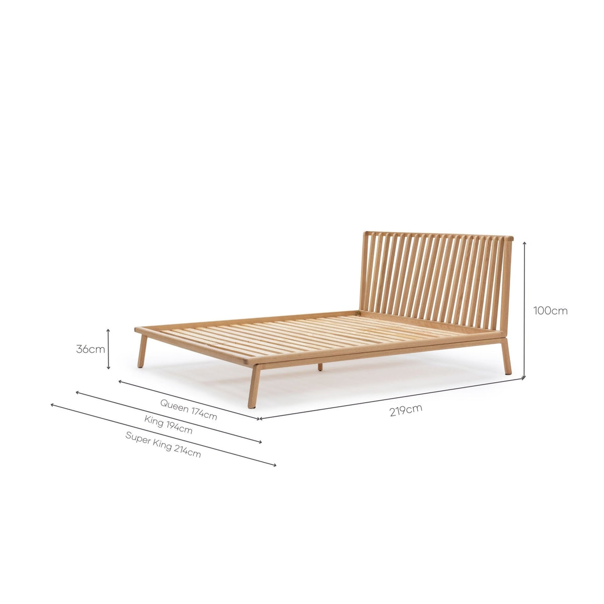 Sensu Bed - Light Oak - Beds Tolv Loom Collection Dubai