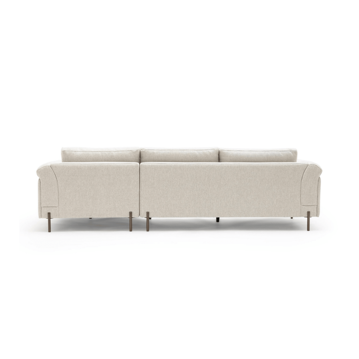 Serena L-Shaped Sofa - Almond Cream - Modular Sofas Loom Collection Loom Collection Dubai
