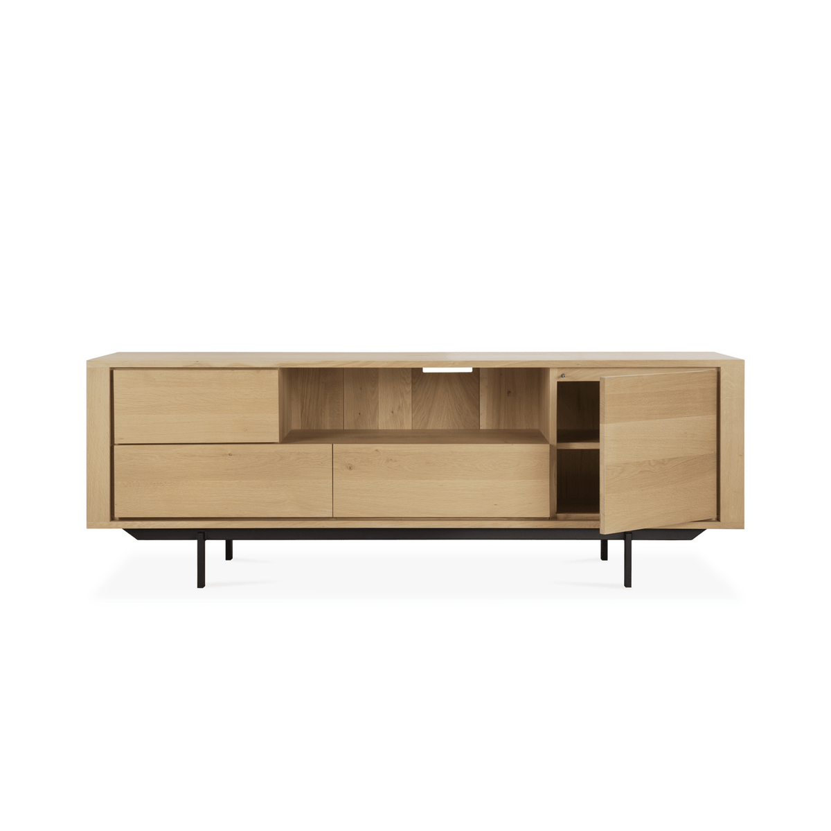 Shadow TV Cupboard - Oak - Ethnicraft Loom Collection Dubai