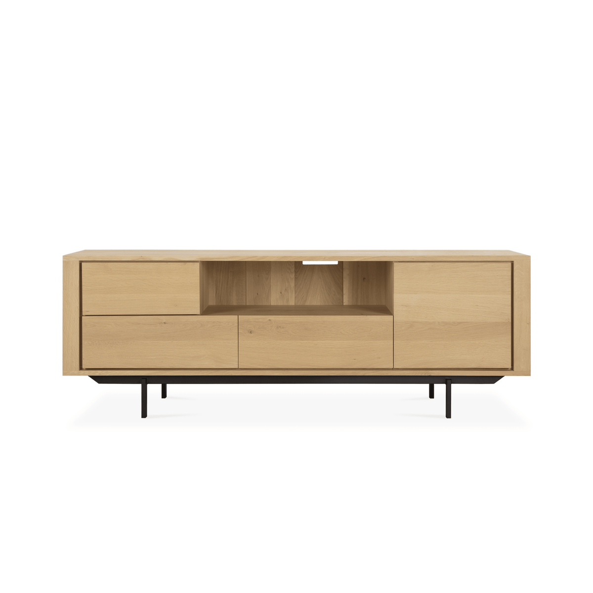 Shadow TV Cupboard - Oak - Ethnicraft Loom Collection Dubai