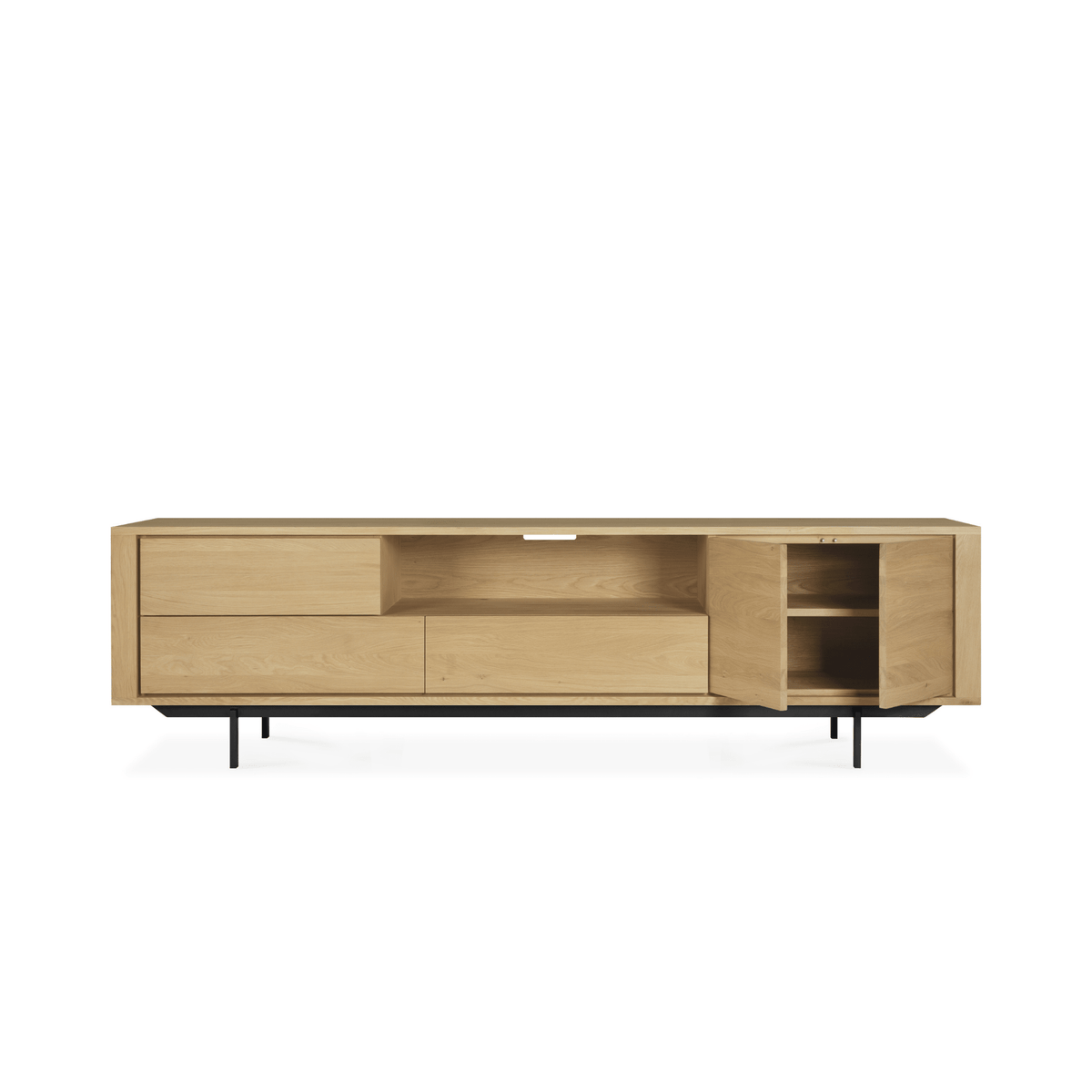 Shadow TV Cupboard - Oak - Ethnicraft Loom Collection Dubai