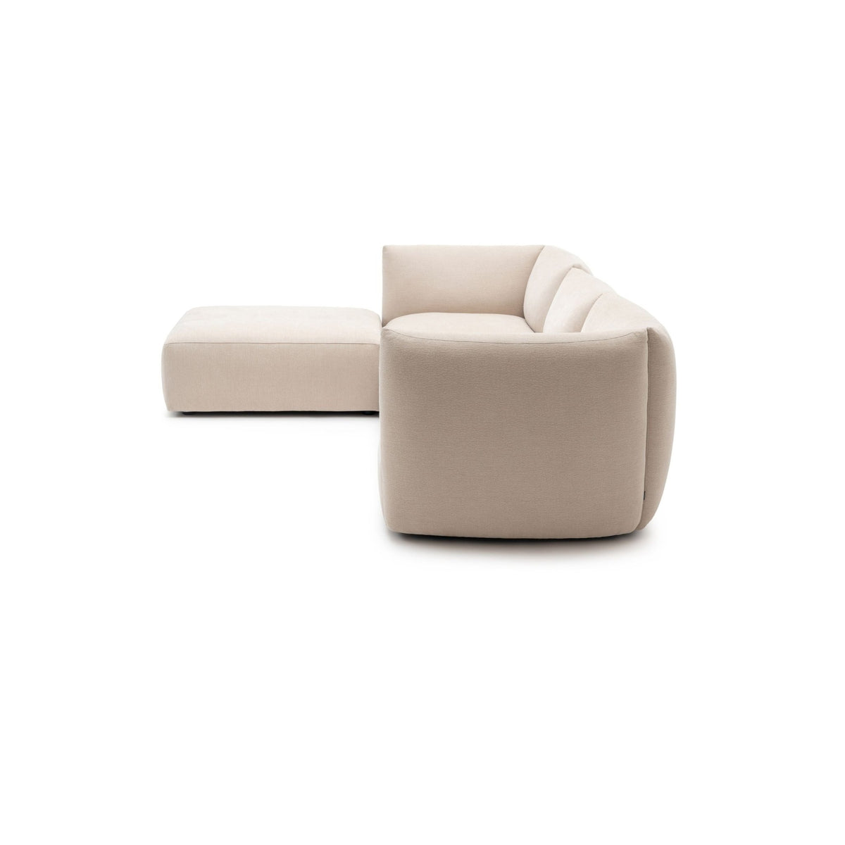 Slipper Corner Sofa - Bleached Sand - Sofa Natadora Loom Collection Dubai