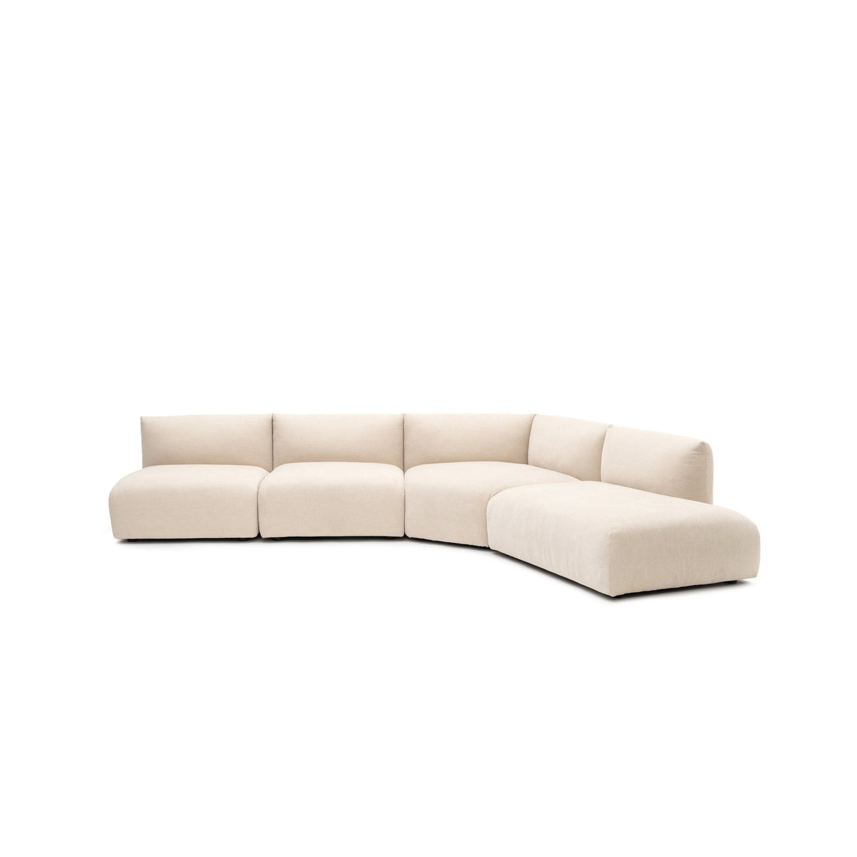 Slipper Corner V1 Sofa - Bleached Sand