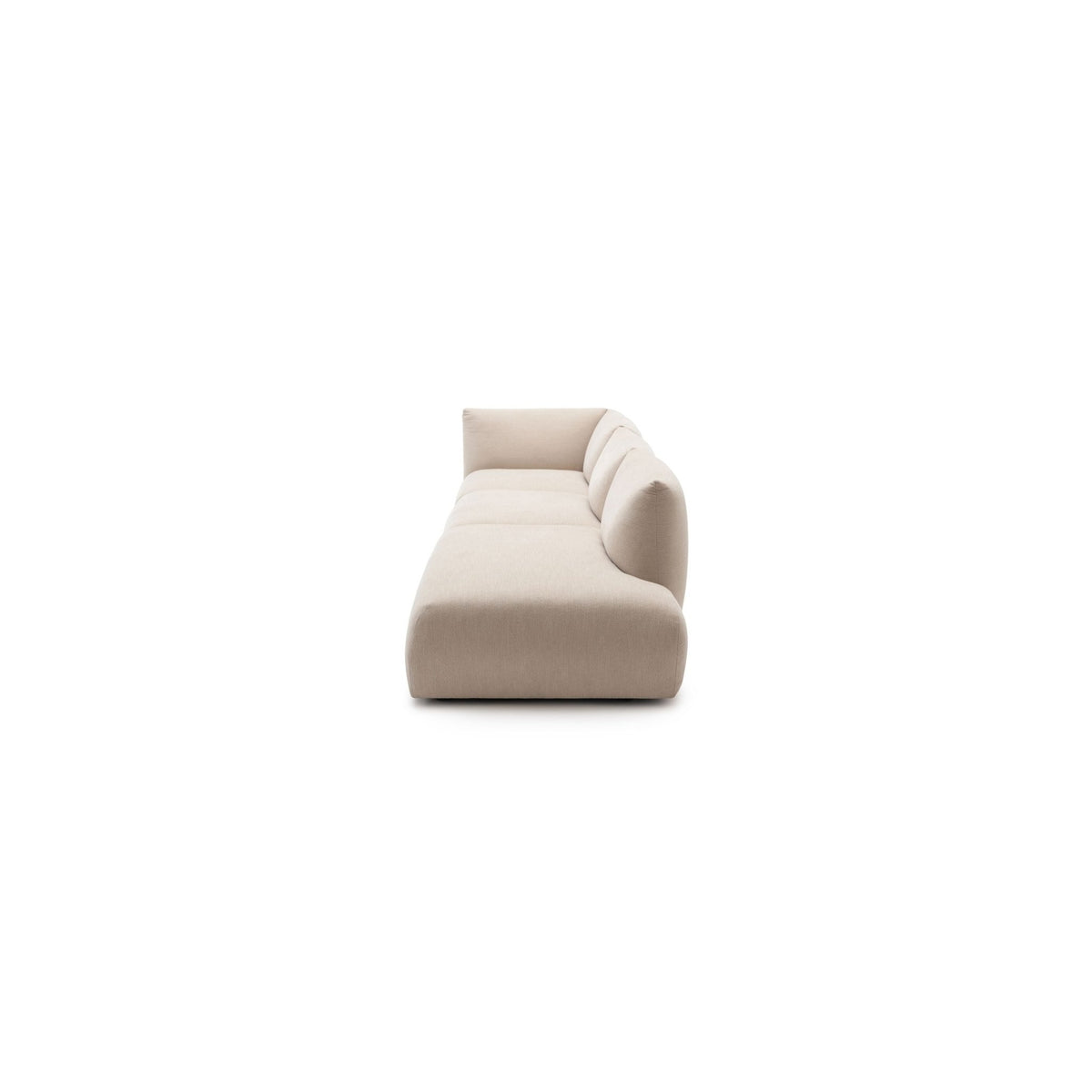Slipper Large Open Sofa - Bleached Sand - Sofa Natadora Loom Collection Dubai