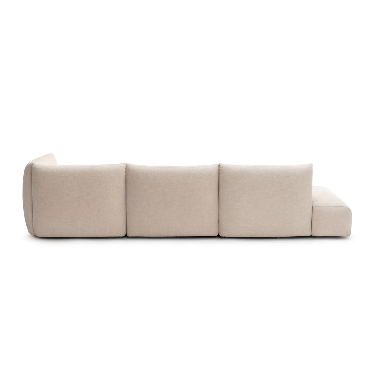Slipper Large Open Sofa - Bleached Sand - Sofa Natadora Loom Collection Dubai