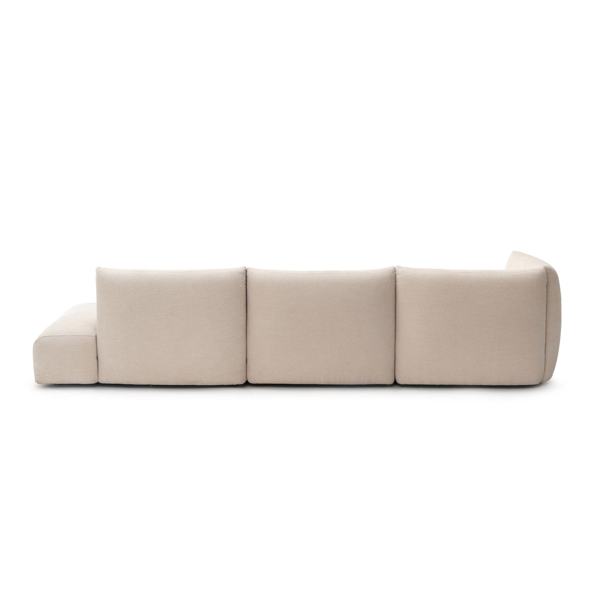 Slipper Large Open Sofa - Bleached Sand - Sofa Natadora Loom Collection Dubai