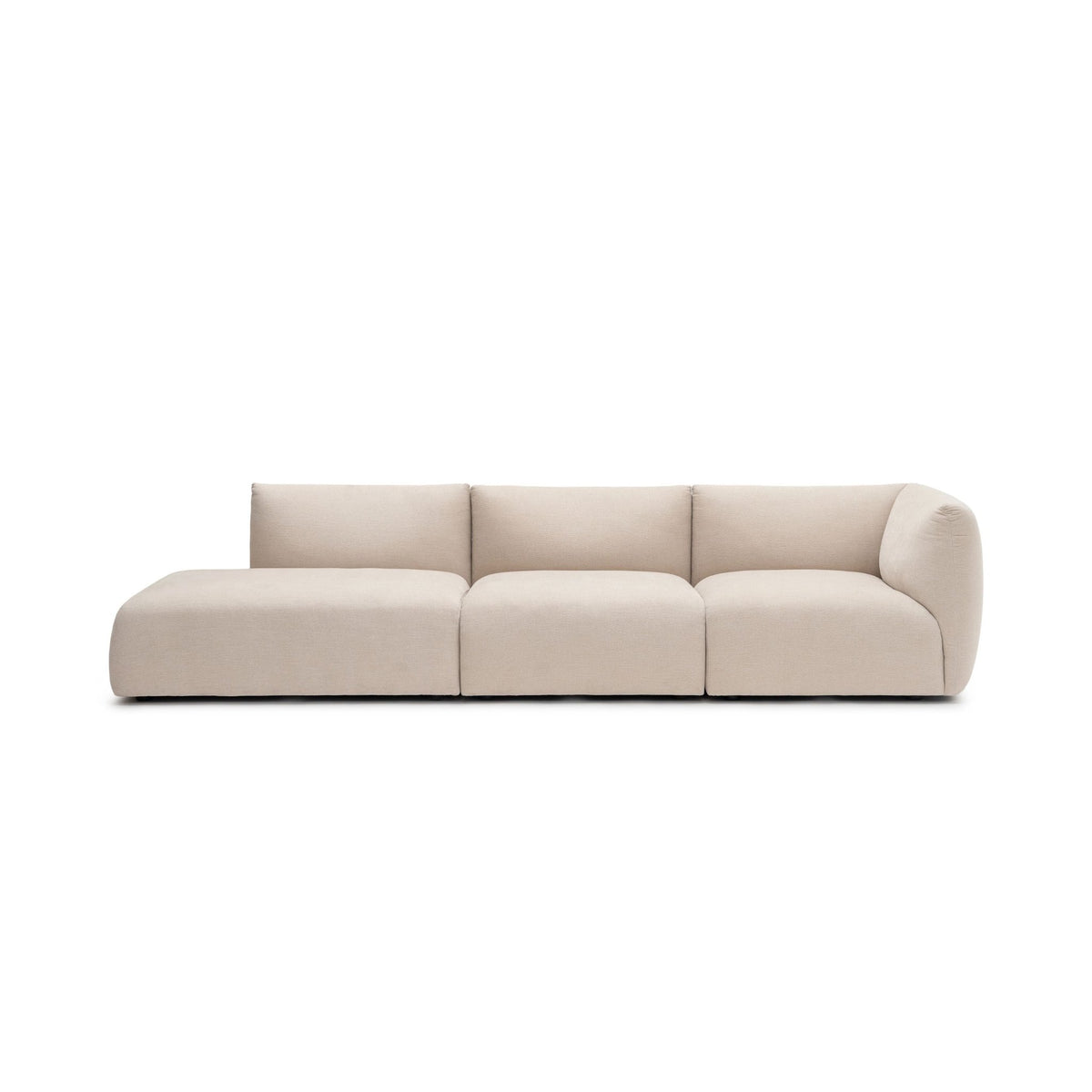 Slipper Large Open Sofa - Bleached Sand - Sofa Natadora Loom Collection Dubai