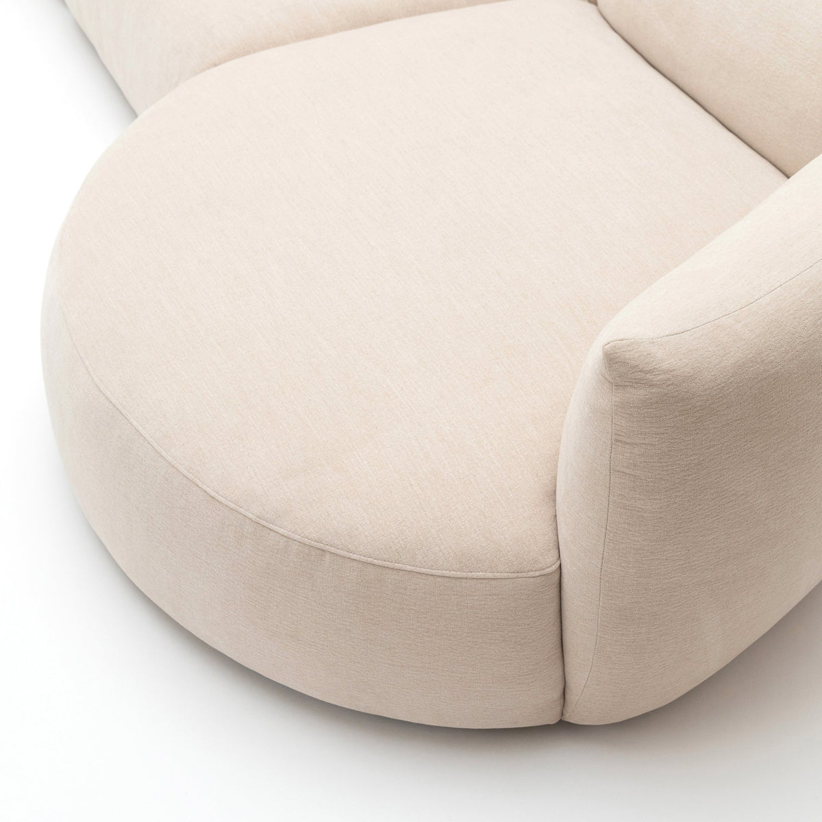 Slipper Lounge Open Sofa - Bleached Sand