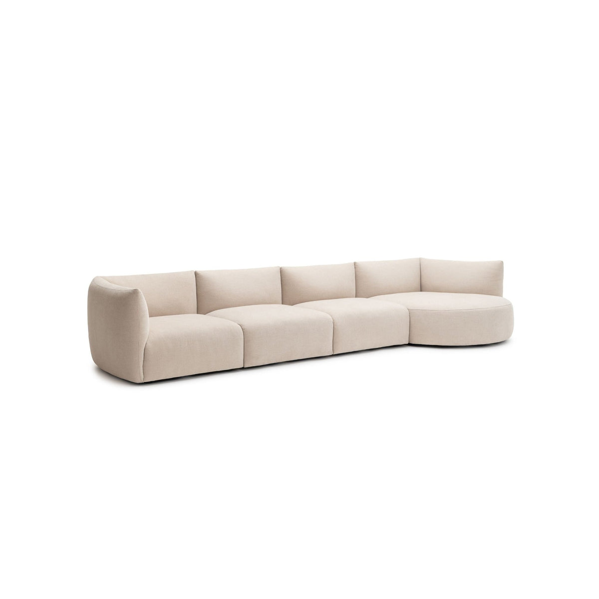 Slipper Modular Sofa - Bleached Sand - Sofa Natadora Loom Collection Dubai